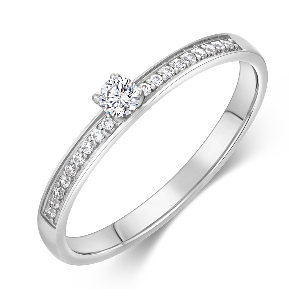 sofia diamonds prsteň zlato diamant BDRB00213WG_3