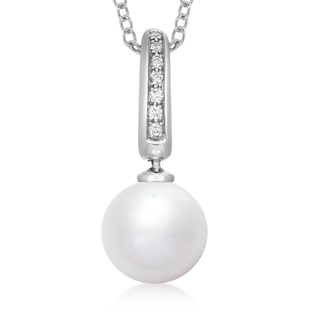 sofia zlatý prívesok sladkovodná perla diamant CK40002702255S