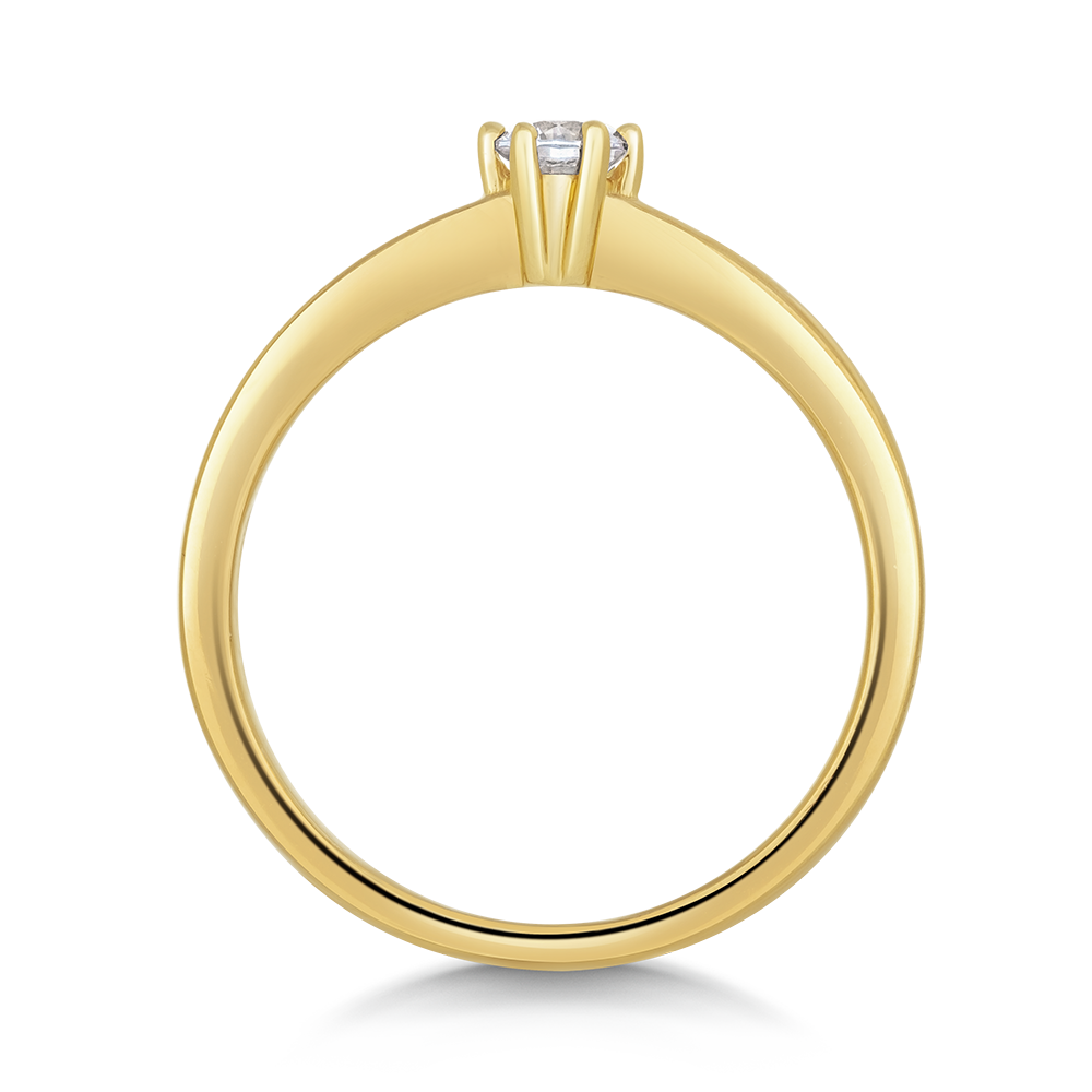 sofia diamonds prsteň zlato diamant BDRB00069YG_4