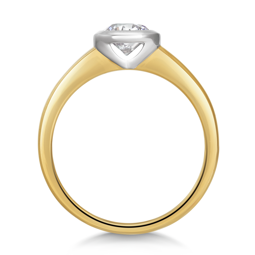 sofia diamonds prsteň zlato diamant BDRB00160YG_2
