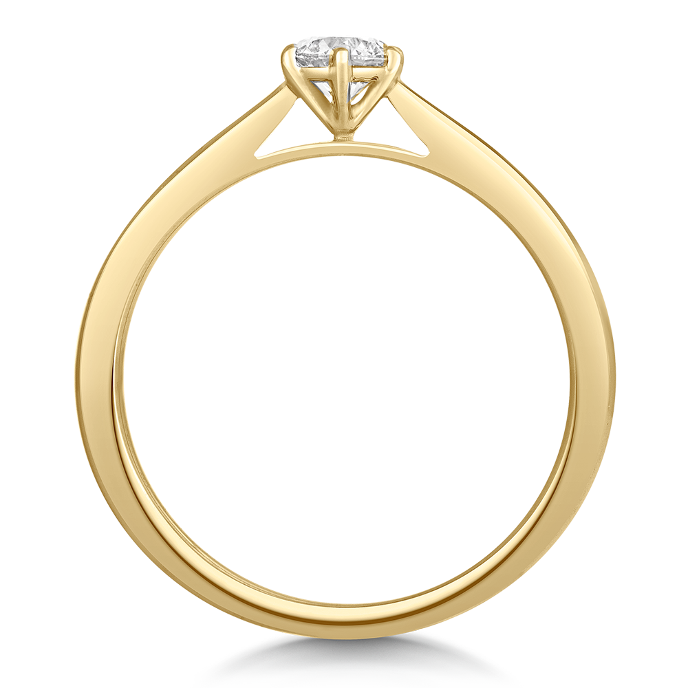 sofia diamonds zlatý zásnubný prsteň LABGRG66618YG_4