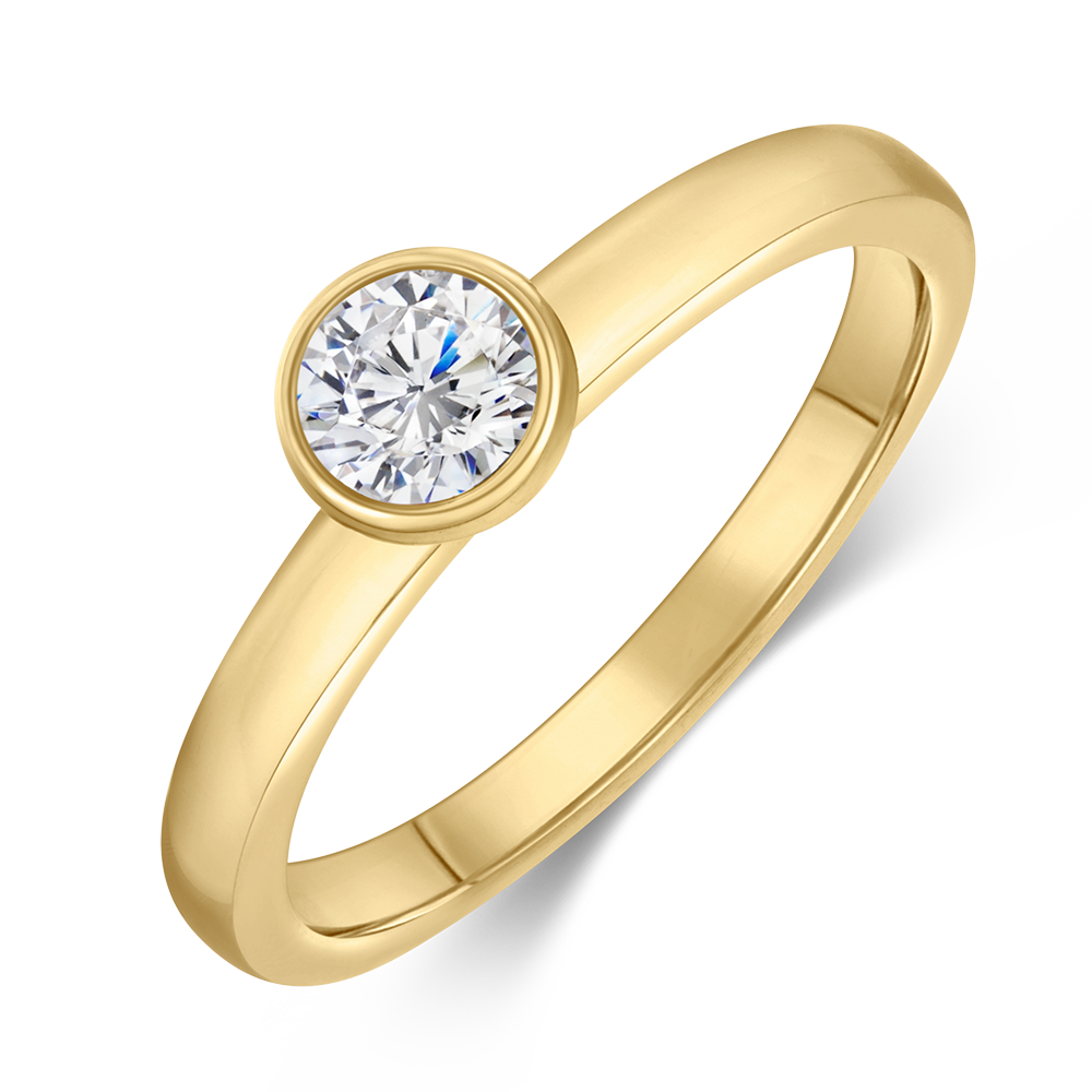 sofia diamonds prsteň zlato diamant BDRB00079YG_2