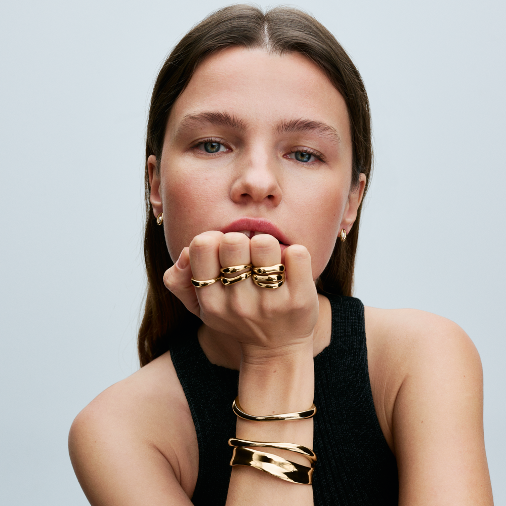 pandora pozlátený náramok 563302C00_3
