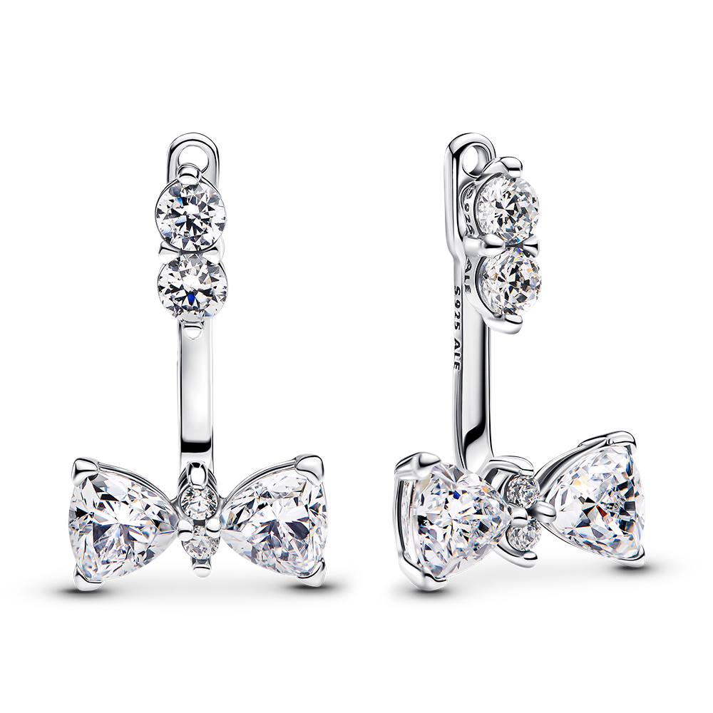 PANDORA earrings Glowing bows M 293543C01 Sofia