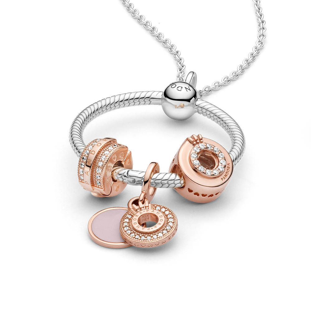 PANDORA gold-plated set \