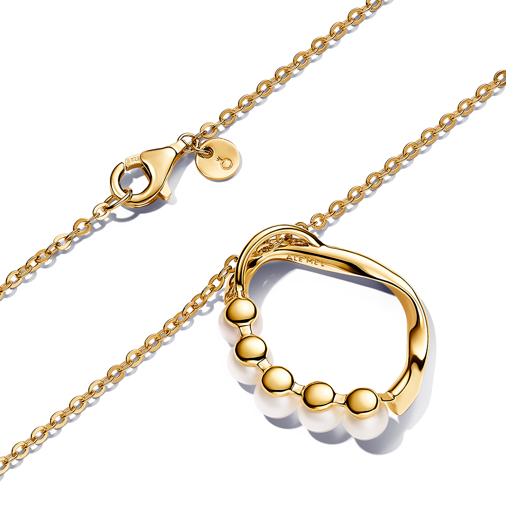 pandora pozlátený náhrdelník 363254C01 60_2