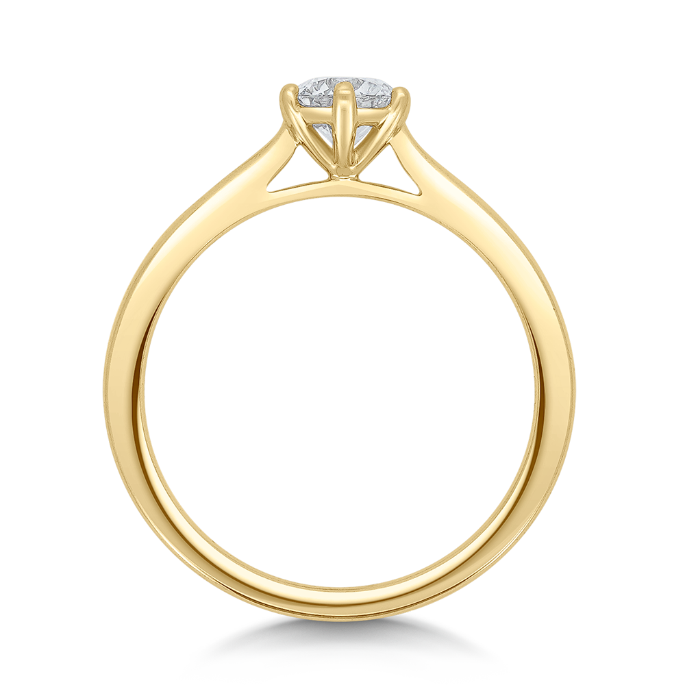 sofia diamonds zlatý zásnubný prsteň LABGRG47068YG_4