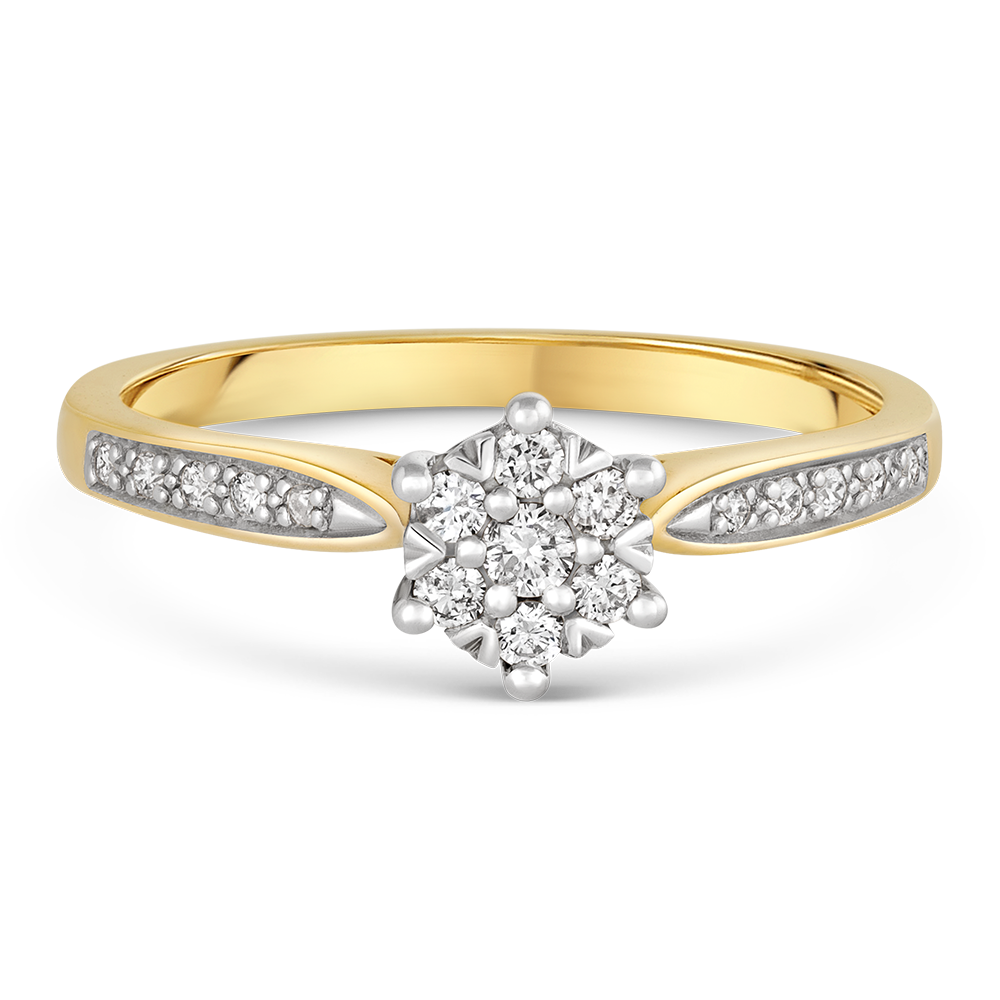 sofia diamonds prsteň zlato diamant AUBFKW04BEP H I_4