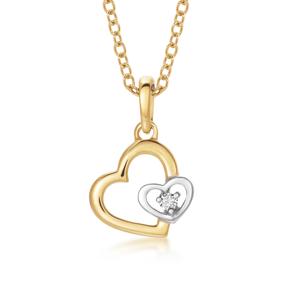sofia diamonds zlatý prívesok GEMPD28898 15