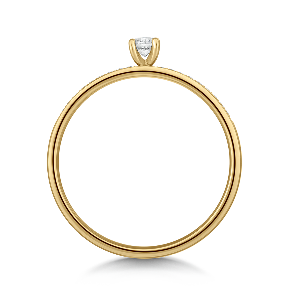 sofia diamonds prsteň zlato diamant BDRB00213YG_4