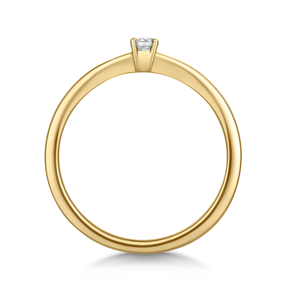 sofia diamonds prsteň zlato diamant BDRB00062YG_4