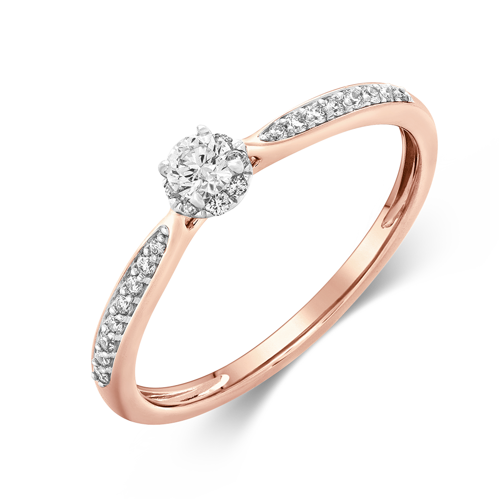 sofia diamonds prsteň zlato diamant UDRG48708R H I1