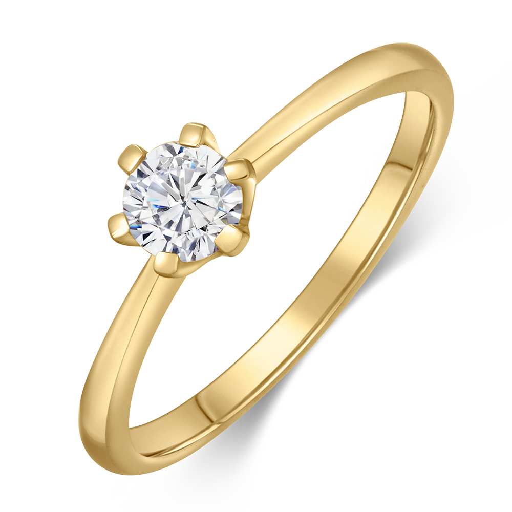 sofia diamonds prsteň zlato diamant BDRB00149YG_4