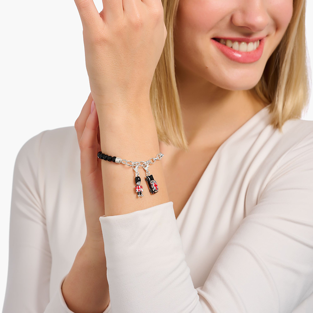 THOMAS SABO privesok charm LONDON taxi with Union Jack M 2169 041 7