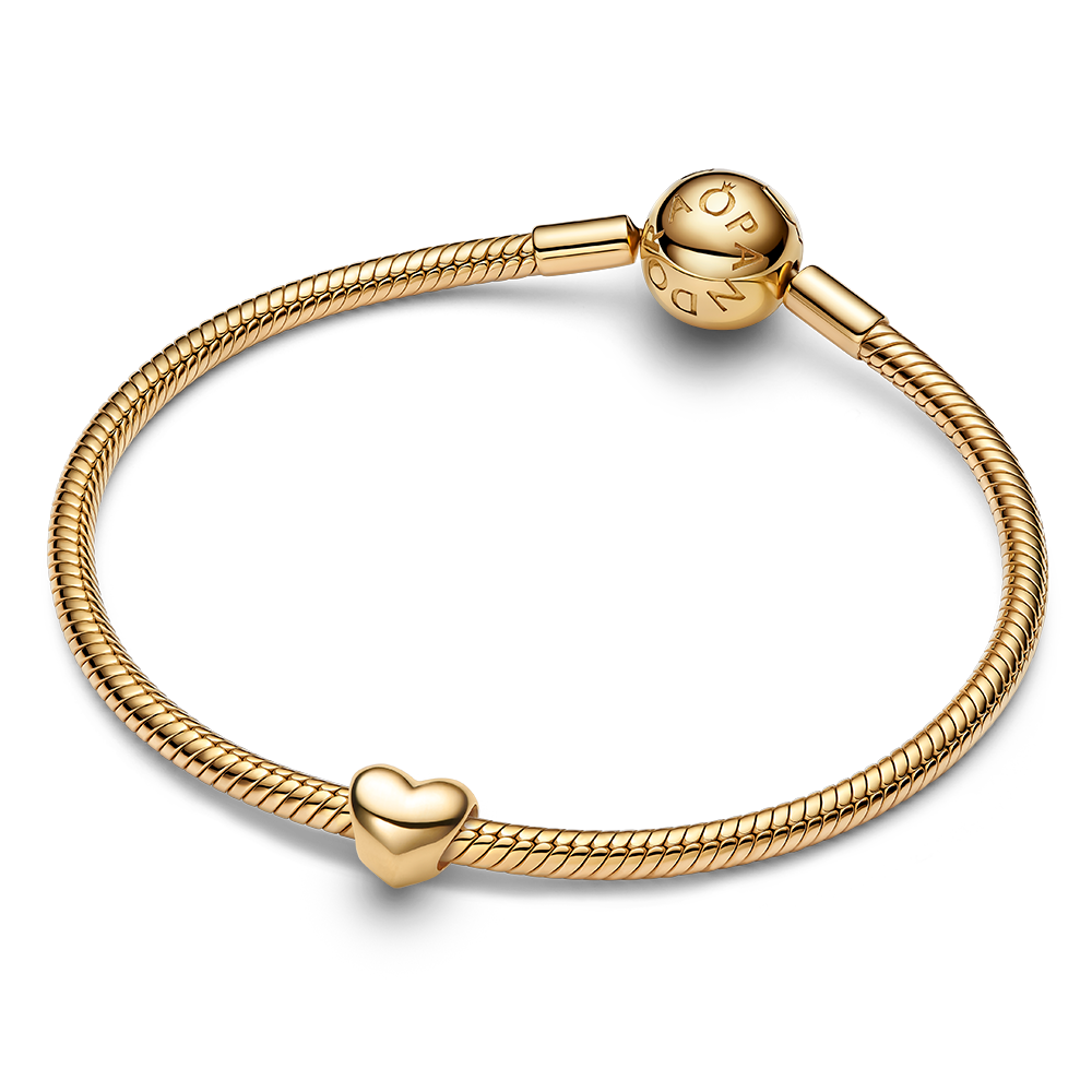 PANDORA gold-plated bead Cross with zircons M-764063C01 - Sofia.net