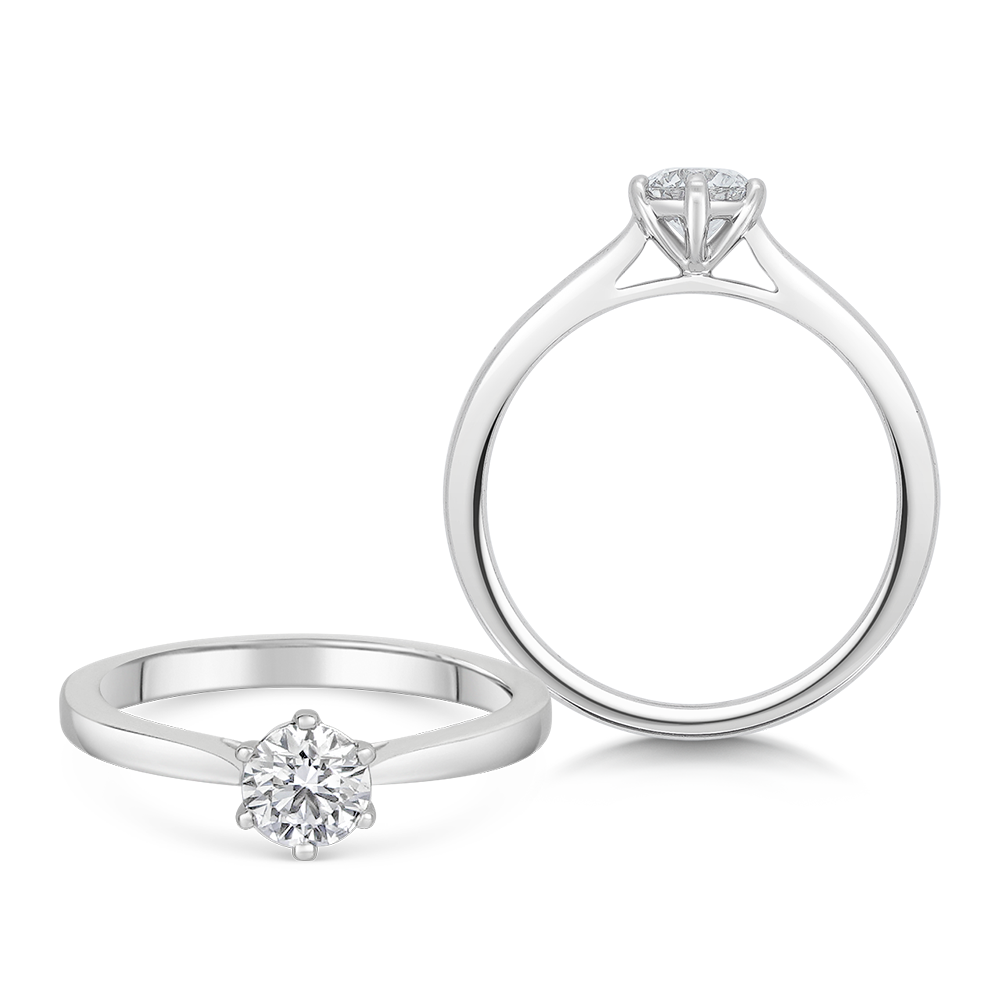 sofia diamonds zlatý zásnubný prsteň LABGRG47068WG