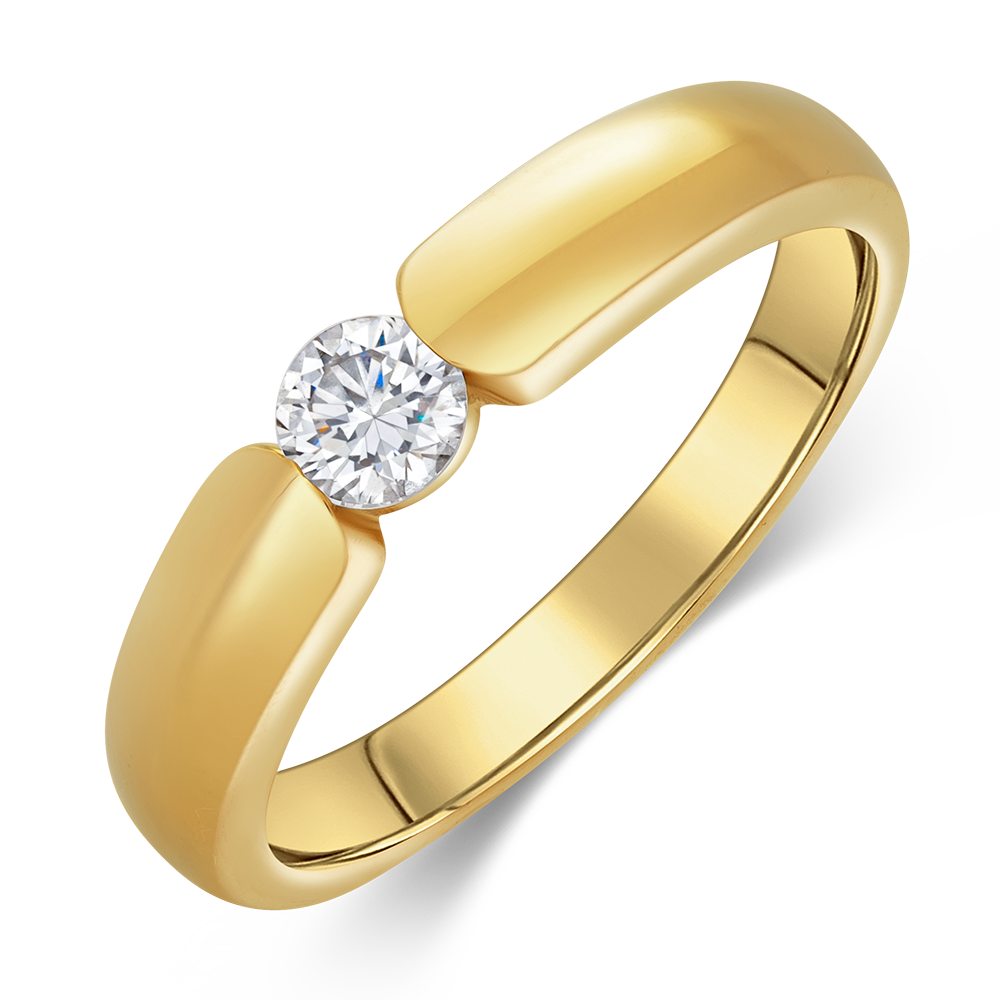 sofia diamonds prsteň zlato diamant BDRB00135YG_4