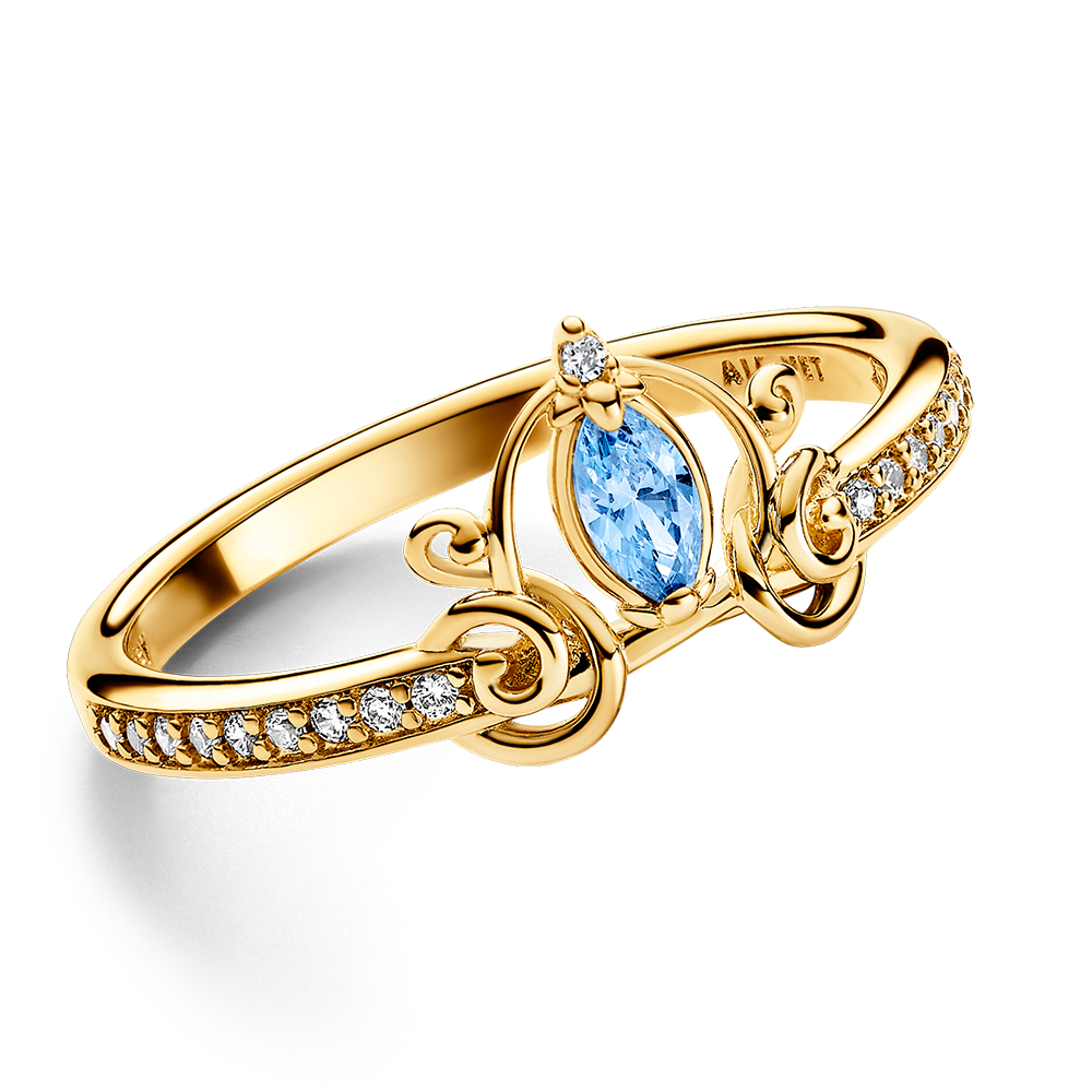 pandora pozlátený prsteň 163059C01_2