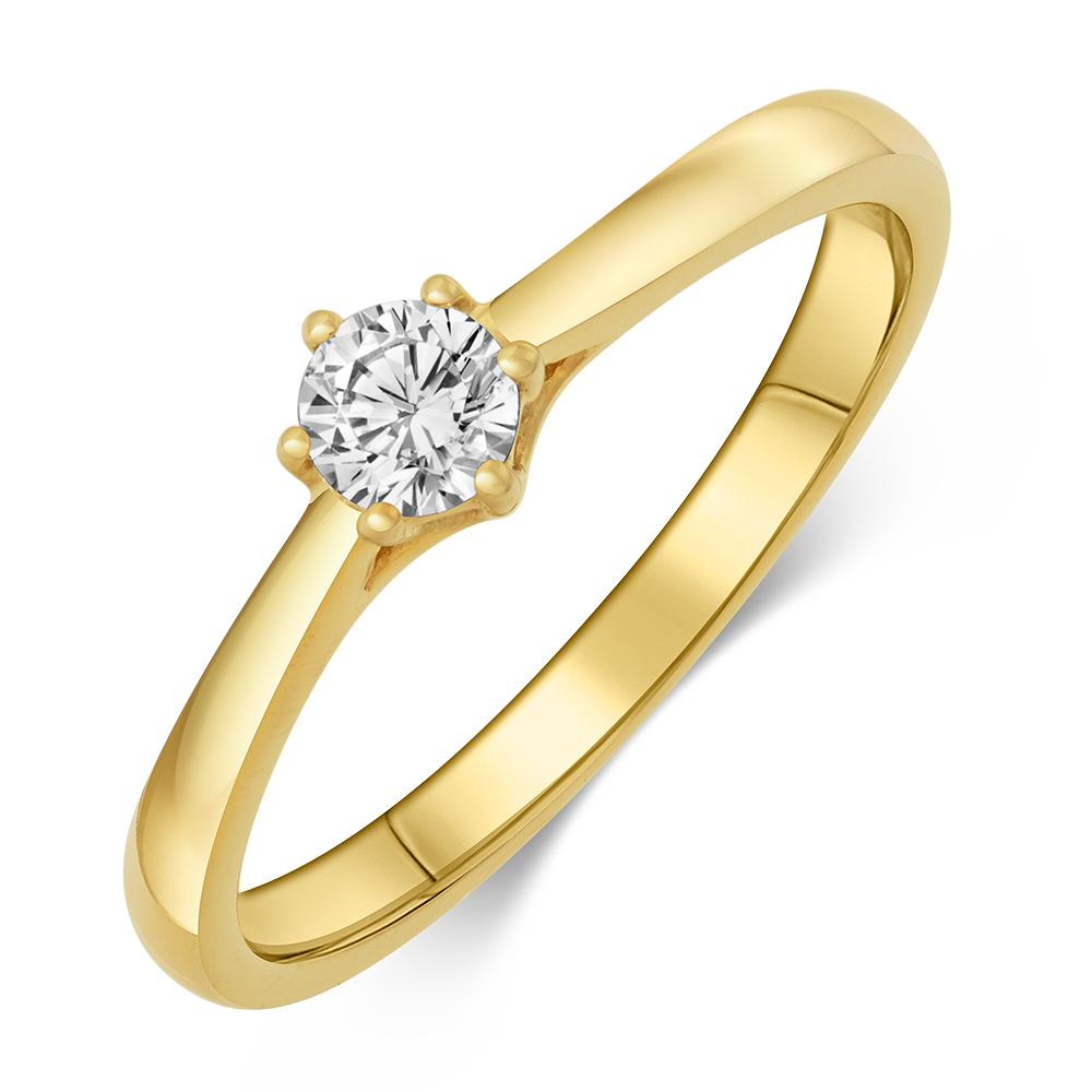 sofia diamonds zlatý zásnubný prsteň UDRG47931YG H I1 _2