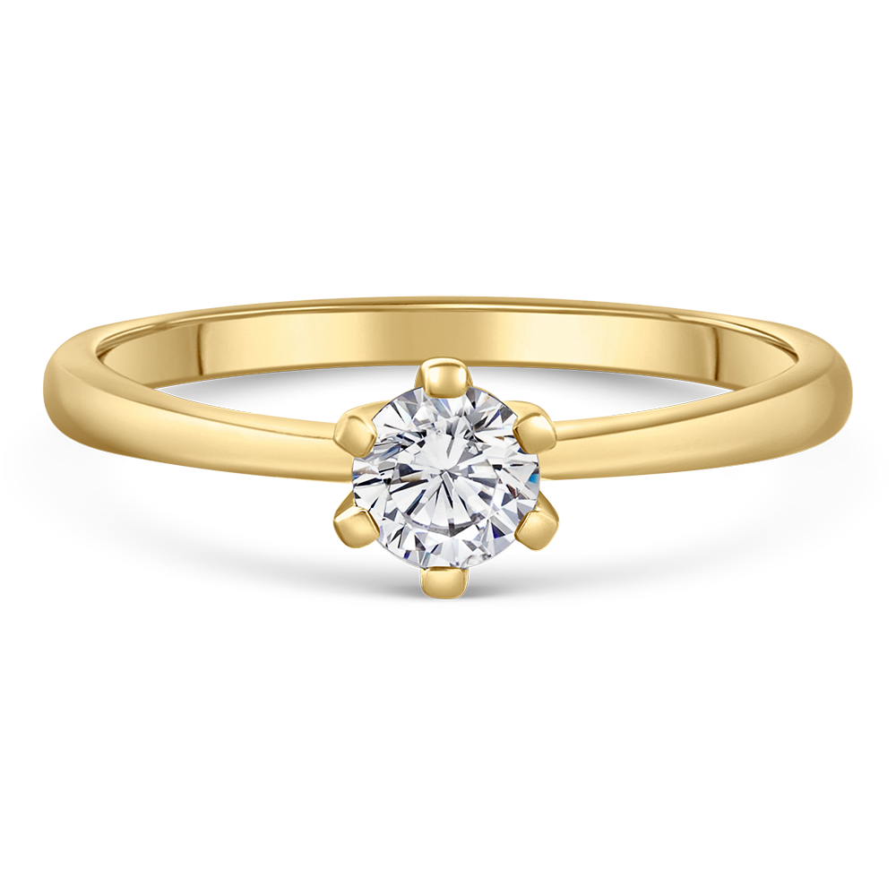 sofia diamonds prsteň zlato diamant BDRB00150YG_3