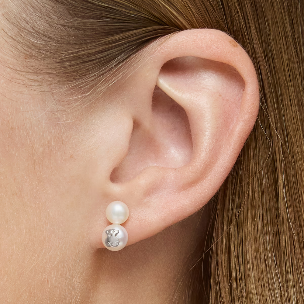 Tous pearl earrings outlet